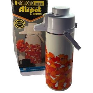 1970's Aladdin Quart Thermos with box Rainbow Cup